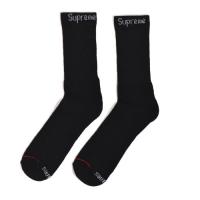 Supreme®/Hanes® Crew Socks BLACK (1足)