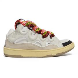 LEATHER CURB SNEAKERS