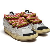 LEATHER CURB SNEAKERS