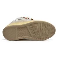 LEATHER CURB SNEAKERS