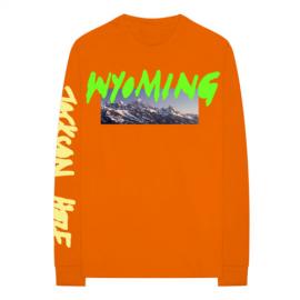 WYOMING LONG SLEEVE T-SHIRT - ORANGE