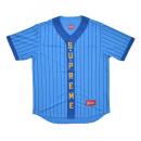 Vertical Logo Baseball Jersey Blue