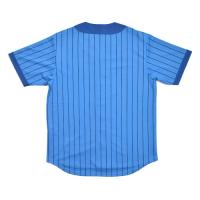 Vertical Logo Baseball Jersey Blue