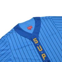 Vertical Logo Baseball Jersey Blue