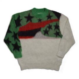 STT MOHAIR KNIT SWTER AF MULTI