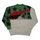 STT MOHAIR KNIT SWTER AF MULTI