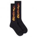 FLAMES SOCKS BLACK