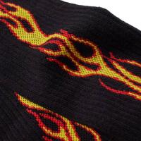 FLAMES SOCKS BLACK