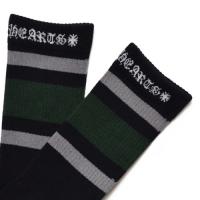 Classic Stripe Socks - Black / Green