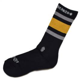 Classic Stripe Socks - Black / Yellow