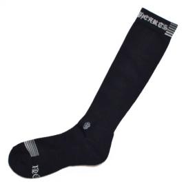 Logo Long Socks - Black / White