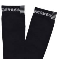 Logo Long Socks - Black / White
