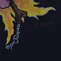 Metallica Pushead Flaming Skull