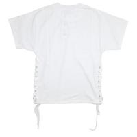 LONG LINE T-SHIRT WITH LASE UP SIDE