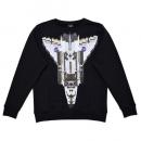 CHAPEL CREW BLACK WHITE