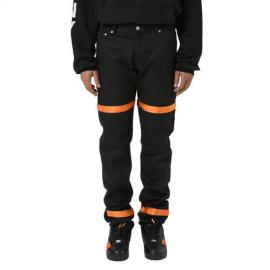 TAPE RAW DENIM PANTS