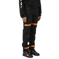 TAPE RAW DENIM PANTS