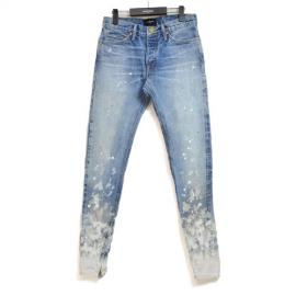 The Vintage Bleach Selvedge Romper Denim Jean