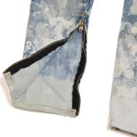 The Vintage Bleach Selvedge Romper Denim Jean