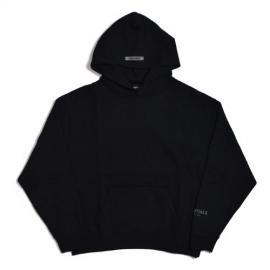 Essentials Pull-Over Hoodie - BLACK