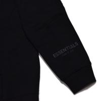 Essentials Pull-Over Hoodie - BLACK