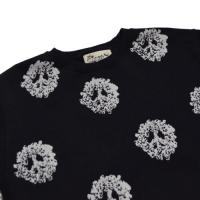 Cotton Wreath All Over Crewneck