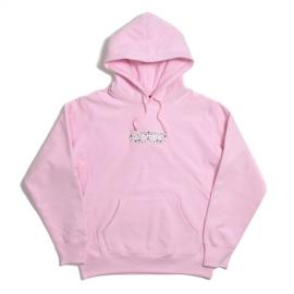 Bandana Box Logo Hooded Sweatshirt Pink