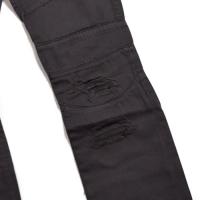 DISTRESSED PANEL DENIM